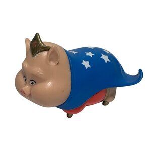 Wonder Woman Super Pets Pig Figurine Collectible Gold Tierra DC & WBEL